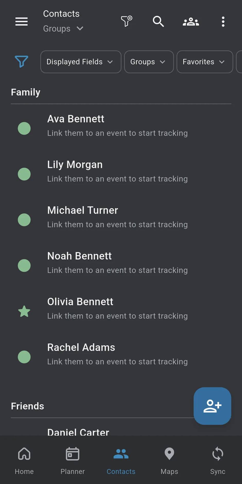 People screen