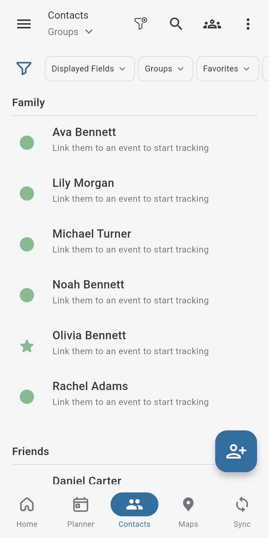 People screen